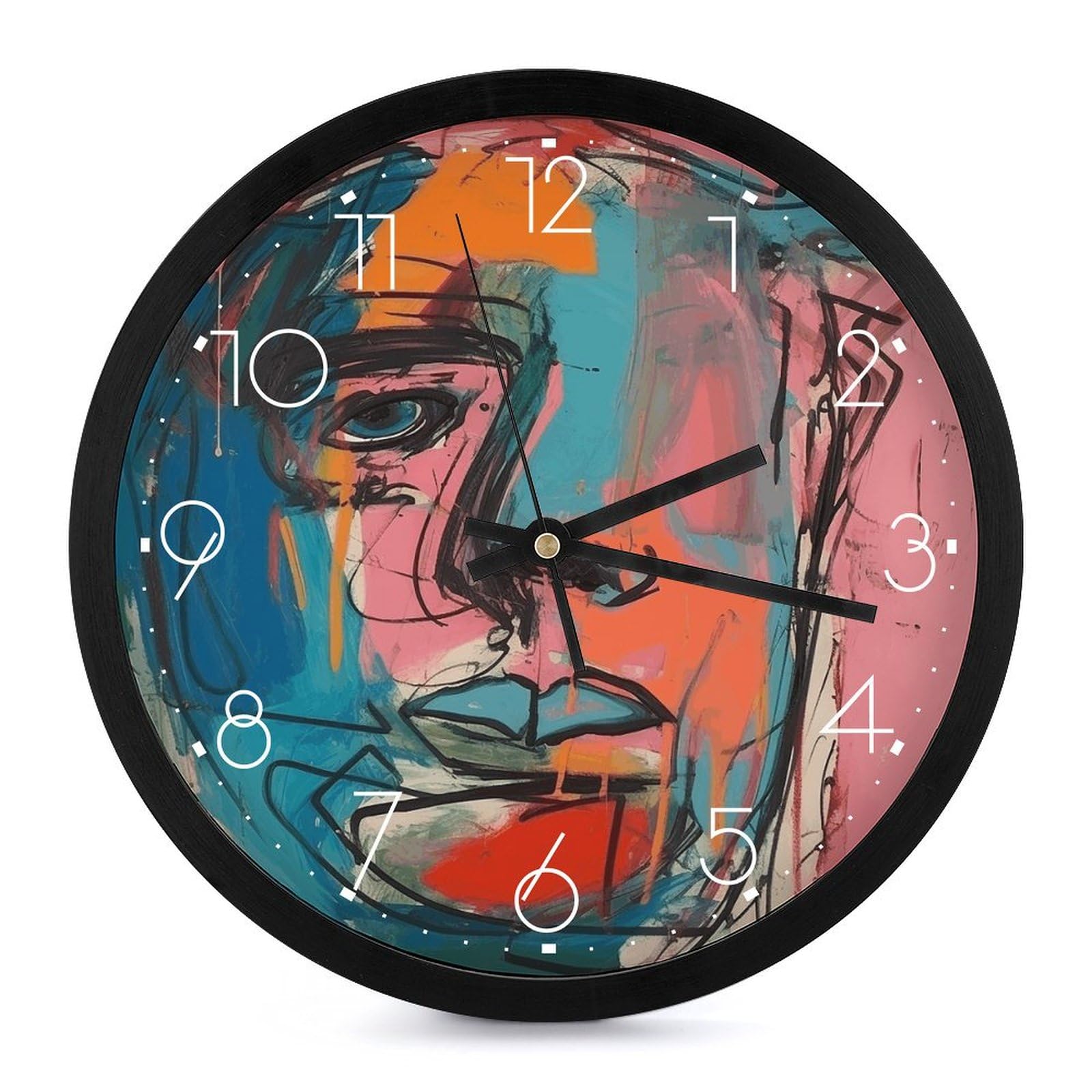 Horloge murale silencieuse sans tic-tac 25,4 cm pour chambre