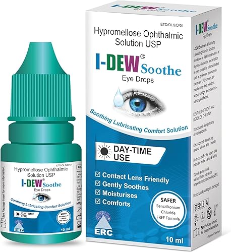 Calma las gotas para los ojos secos durante el día, sin conservantes en la superficie de los ojos, gotas para los ojos para usuarios de lentes de disponible en Yaxa Colombia
