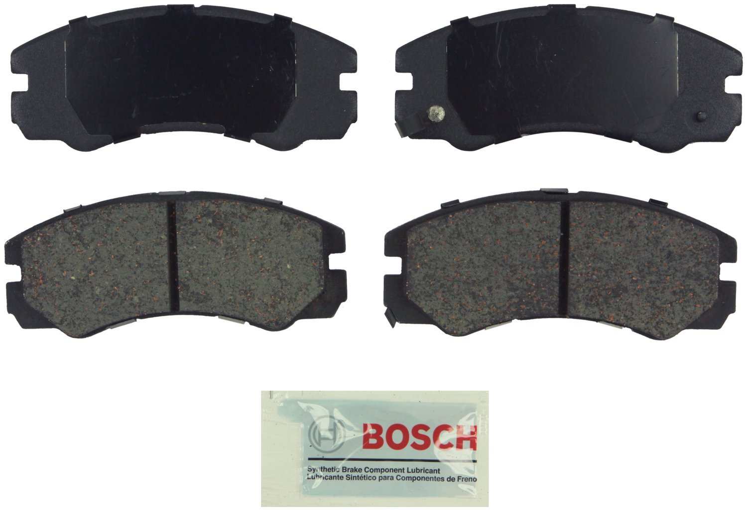 Bosch BE1324H Blue Disc Brake Pad Set with Hardware - FRONT — view 300
