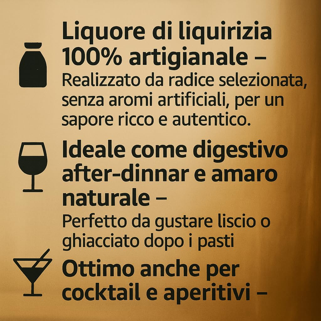 Liquirizia Cutina | Liquore Artigianale LIQUIRIZIA 100 ML | 30% Vol |12 BOTTIGLIE DA 100 ML/1,2 LT | Dolce inteso e Naturale | Ricetta Abruzzese Tradizionale | Made in Italy (BOX 12 BOTTIGLIE)