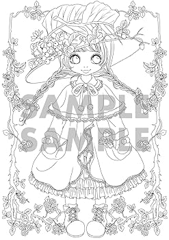 Amazon | ネルコネコの大人の塗り絵 Dollish-G Vol.2 5種類5枚