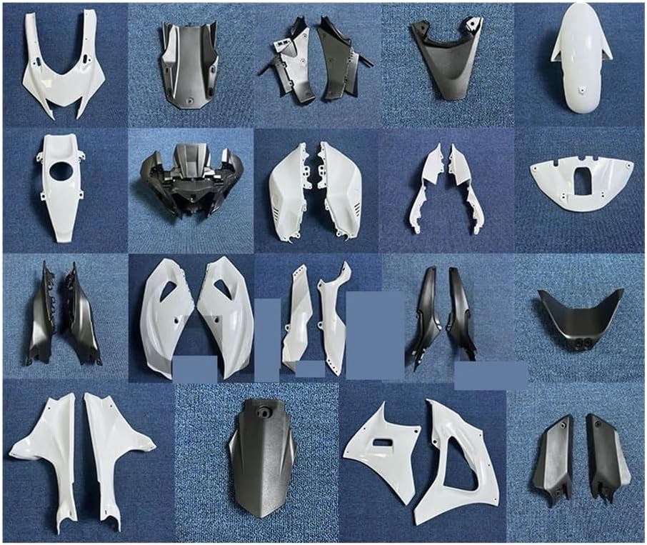 for YZF-R7 2022-2023 ABS Motorcycle Fairings Kit Bodywork Fairings Set Unpainted Motorcycle Spoiler Side Spoiler Cowl
