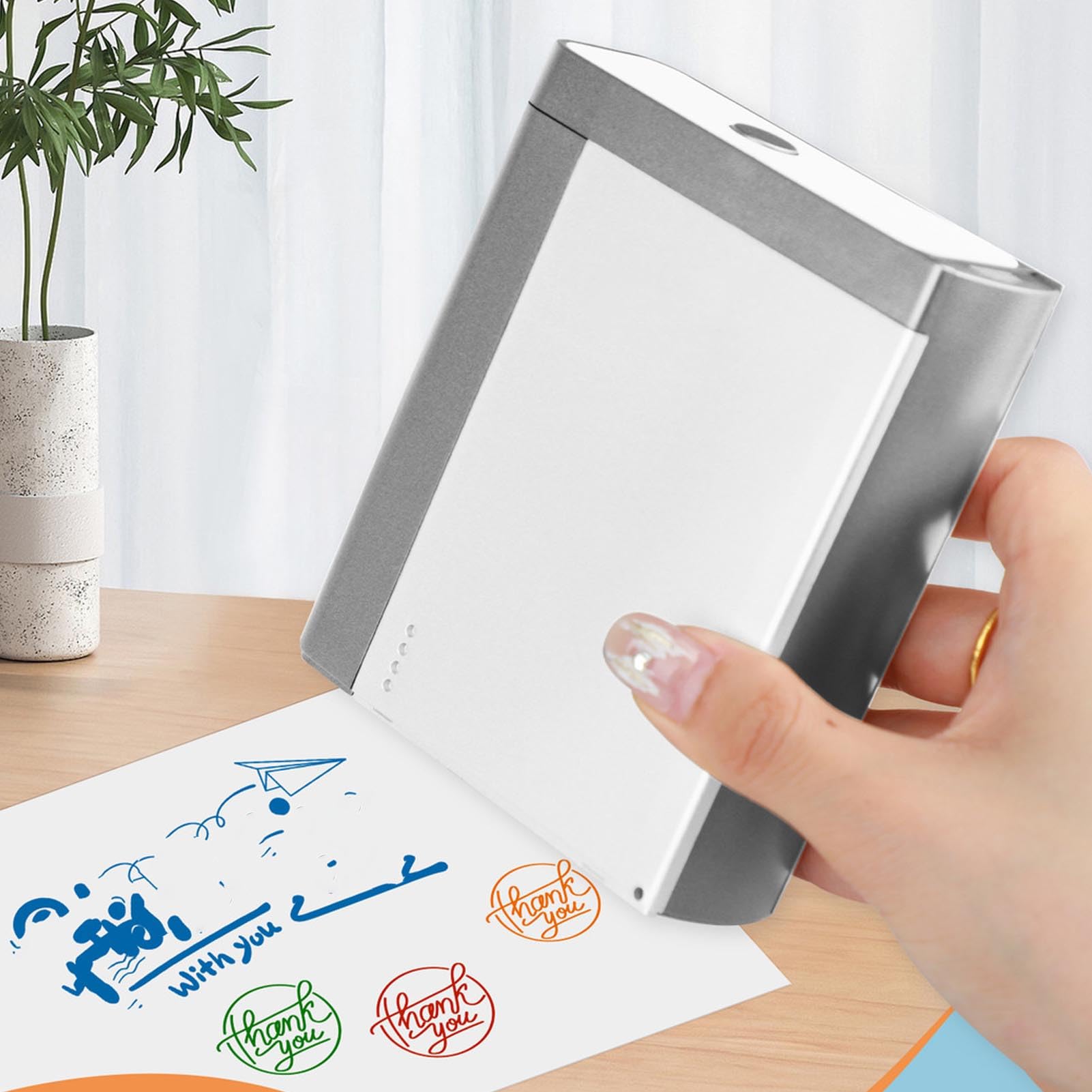 FILFEEL Stampante Inkjet Portatile, Marcatore Portatile Controllato per