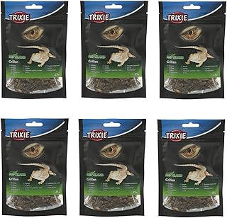 TRIXIE Reptiland Grilling, Pack of 6, 6 x 25 g, Snack for Reptiles and also for Small Mammals, Protein Rich & Monoprotein, Can Serve as a Supplement to Live Food product image