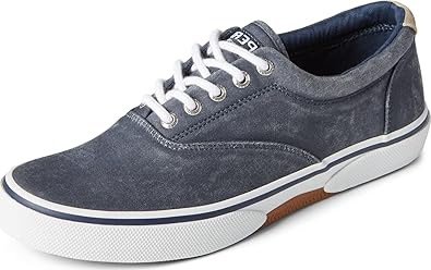 navy sperry sneakers