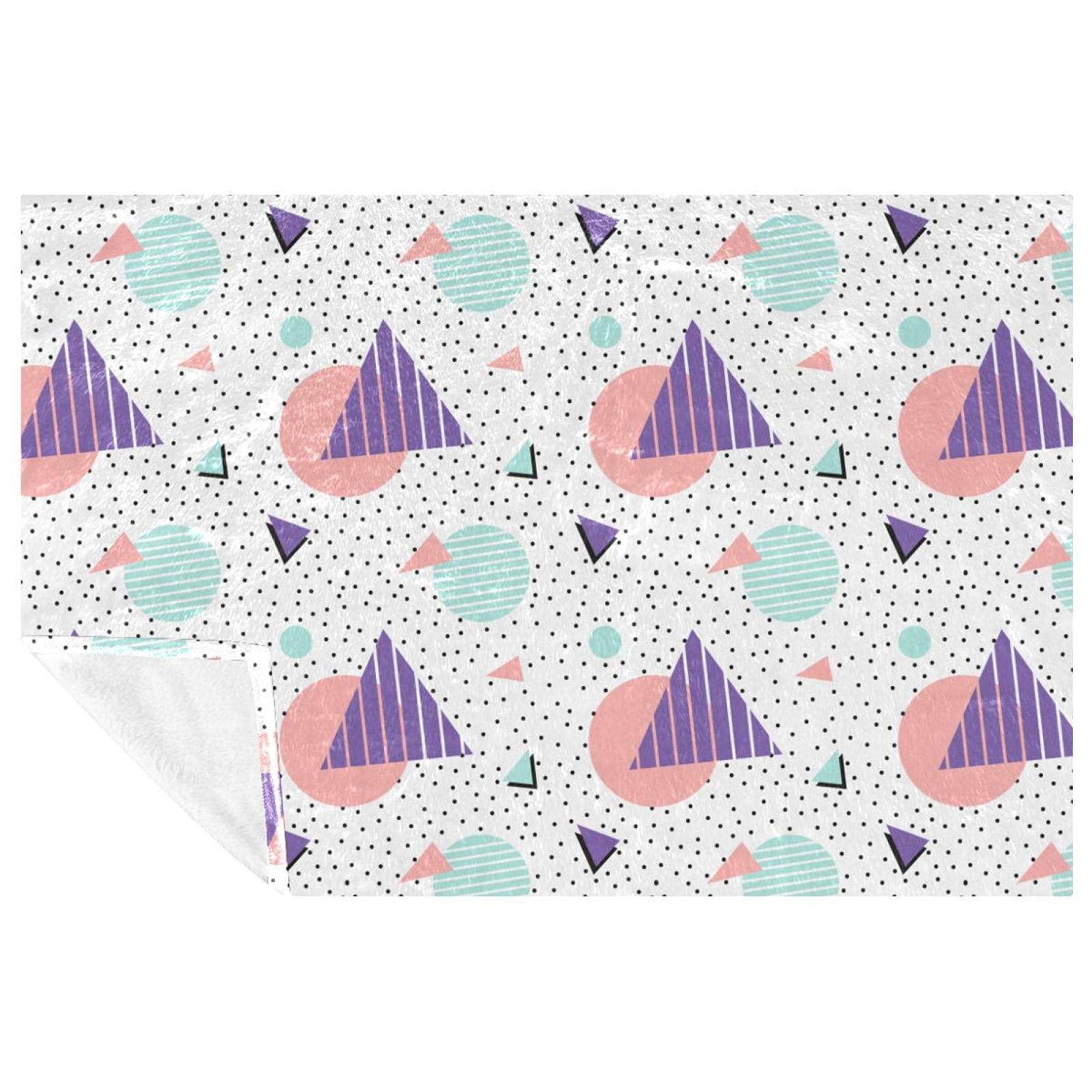 Couverture douce Memphis 150x100 cm contre le froid et les frissons