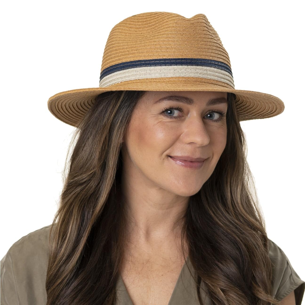 CHILLOUTS Chapeau en Paille Manaus Traveller Femme/Homme - de Plage Soleil Ete Printemps-ete