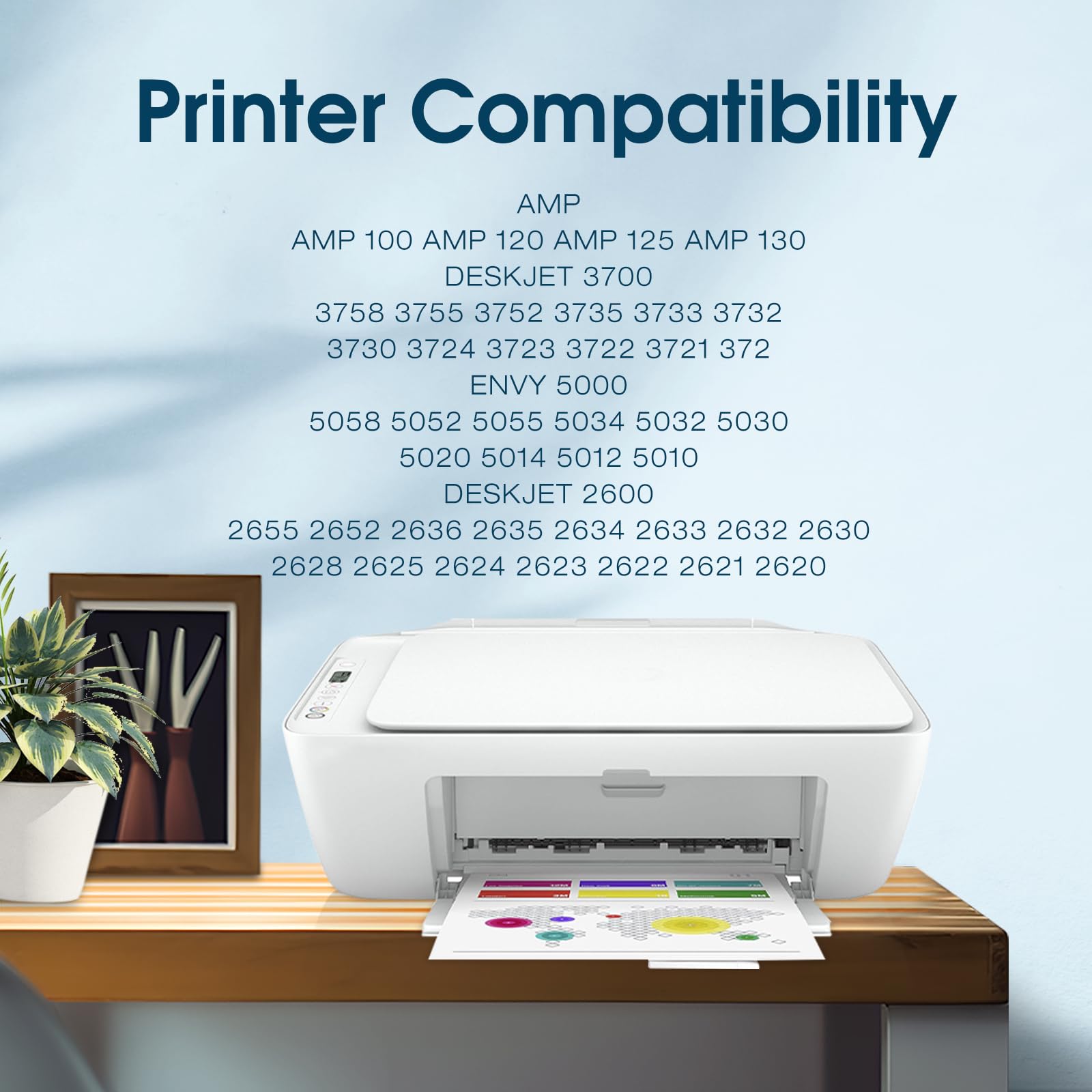 2PK 65XL Black Ink For 65 65XL DeskJet 3750 3760 3764 3772 All-in-One Printer 2PK 65XL Black Ink For 65 65XL DeskJet 3750 3760 3764 3772 All-in-One Printer