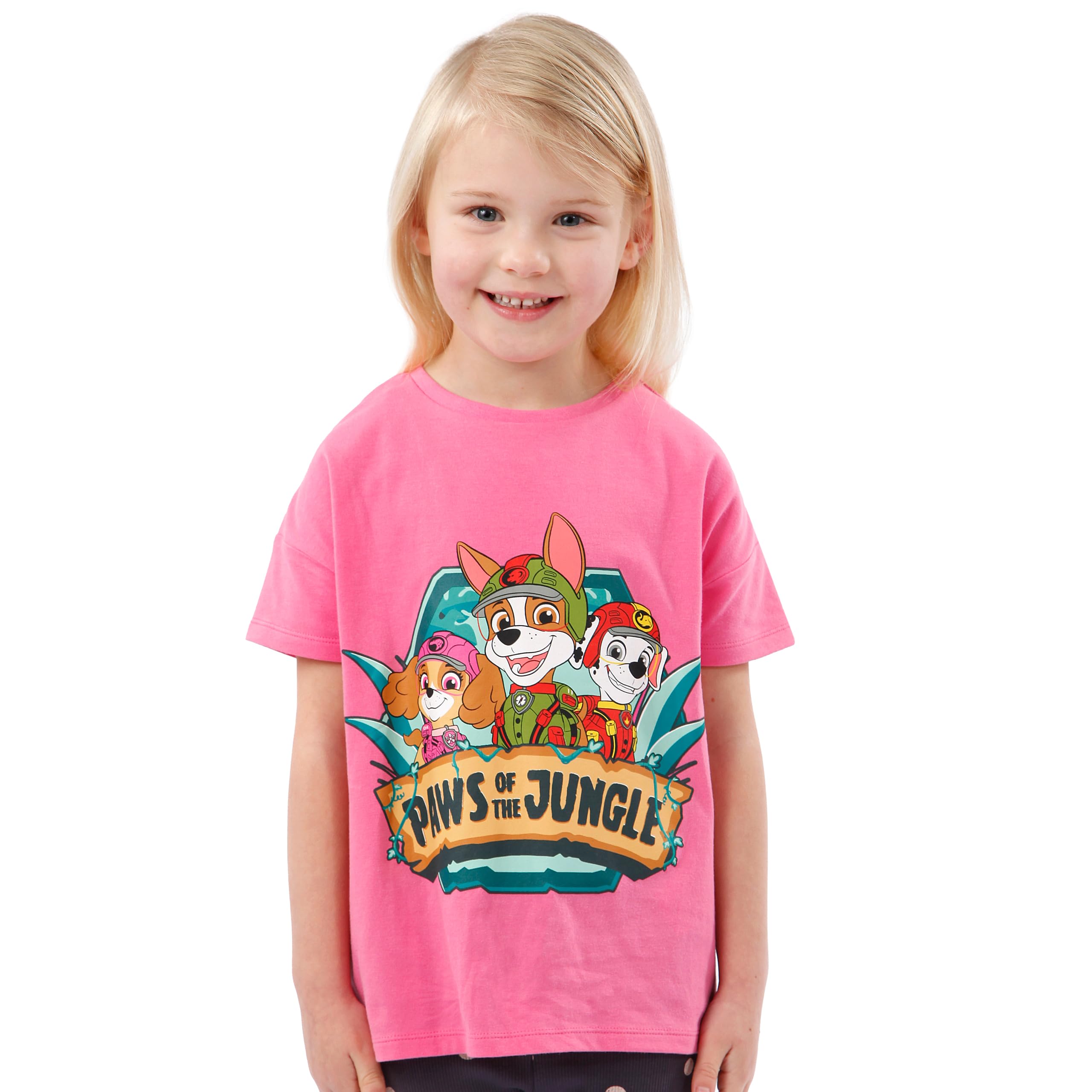 Paw Patrol Camiseta Skye para niñas, camiseta de verano de algodón para niñas, de 18 meses a 8 años