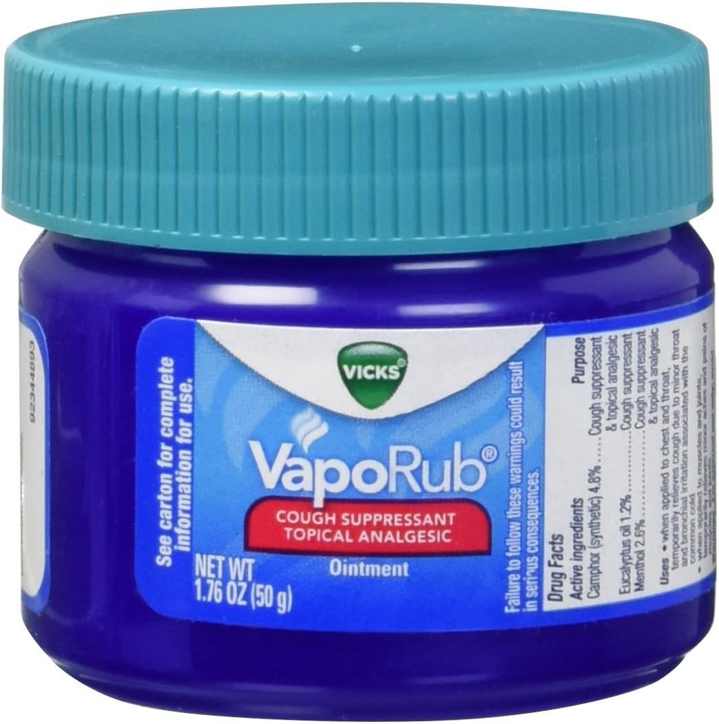 Vicks Vaporub, 1.76 Oz Jar, 36/Carton