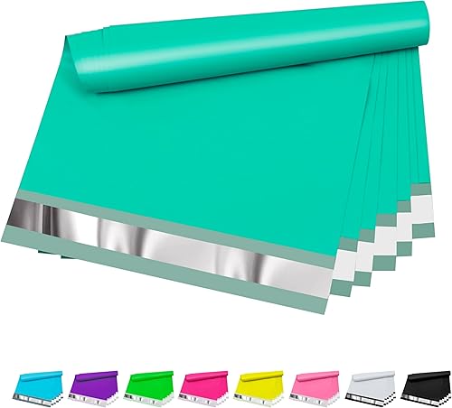 Miniatura 12 de Sobres de polietileno de 6 x 9 pulgadas, 100 piezas, sobres de correo de plástico morado con grosor de 2.4mil, bolsas de envío impermeables