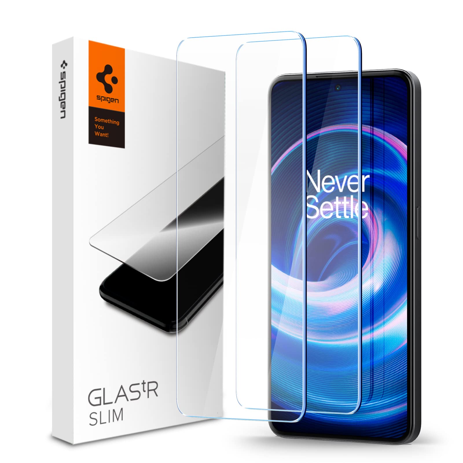 Spigen Glas.Tr Slim Tempered Glass Screen Protector Guard For Oneplus 10T / 10R - 2 Pack for Smartphone (B0B1ZWQ44T) Amazon Price History, Amazon Price Tracker