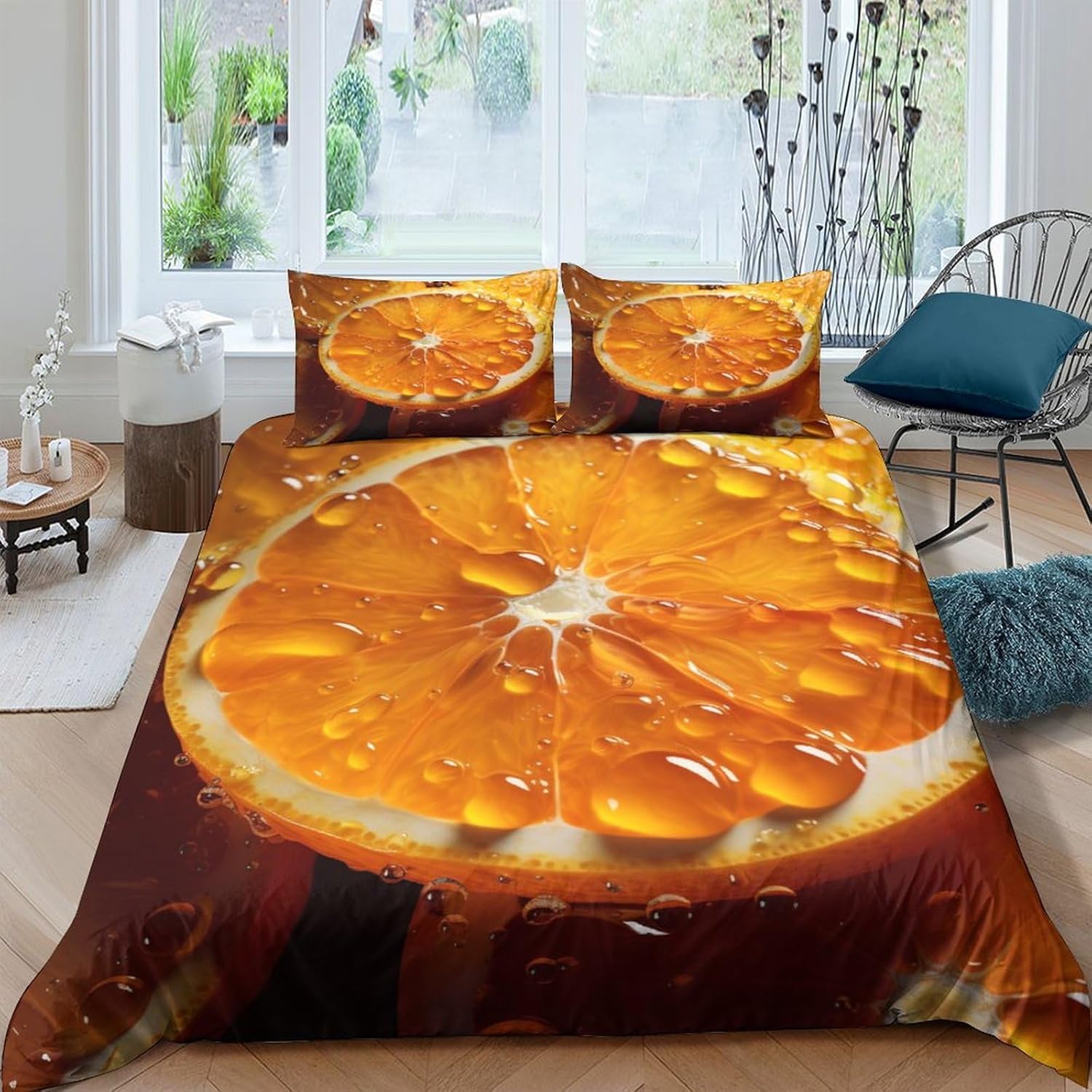 Housse de couette 2 personnes motif fruit 3D pour dynamiser la chambre des ados et enfants