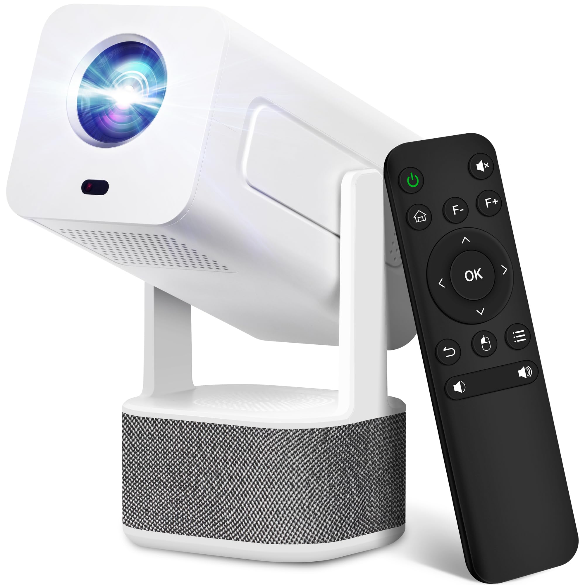 Photo 1 of *** parts only / untested ***
Mini Projector with WiFi and Bluetooth, Support 4K 1080P Full HD, Dual 5W Soundbase Speaker, 320 ANSI Lumens, 270° Rotation, Auto Keystone Correction, 30''-200'' Screen Portable Projector