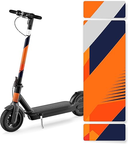 Calcomanías de vinilo autoadhesivas de alta calidad y fundas para patinetes eléctricos de adultos, personaliza y protege tu viaje con estilo (lazo
