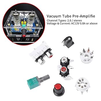 Amazon.co.jp: 真空管 プリアンプ 6J1真空 電子管 バルブ
