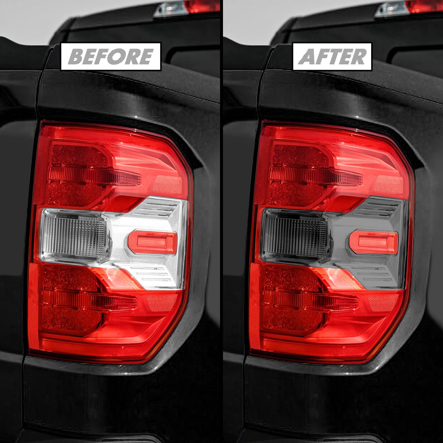 Buy SlickMod PreCut Vinyl Smoke Tint for 20222023 Ford Maverick Tail Light (2. Reverse Light