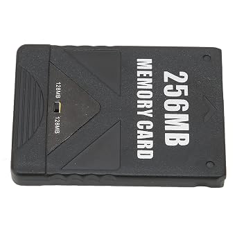 LOCADENCE 2 in 1 Game Console Memory Card, Plug and Play Memory Card for PS2 Game Console (256MB)