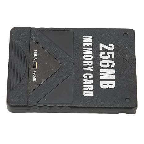 LOCADENCE 2 in 1 Game Console Memory Card, Plug and Play Memory Card for PS2 Game Console (256MB)