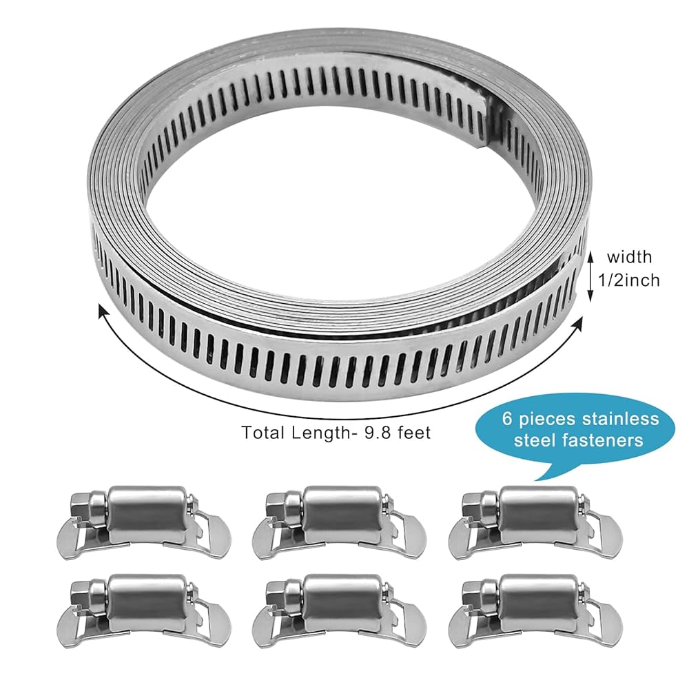 Amazon.com: LYFJXX 304 Stainless Steel 9.85 FT Worm Gear