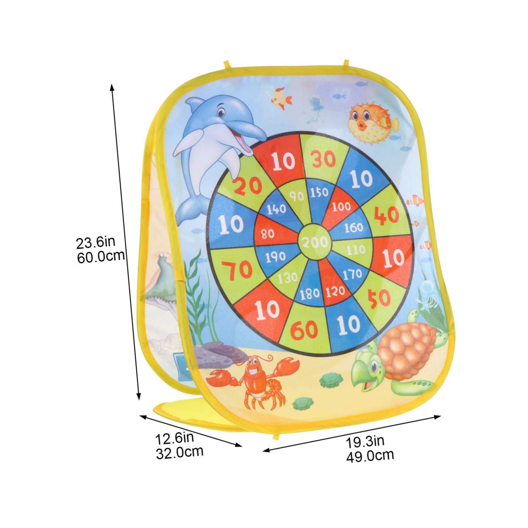 Gioco Sabbia Dinosauro in Stoffa per Ragazzo Ragazza | Bersaglio Pieghevole, Doppia Faccia, Gioco Genitori-figli, Uso Esteso Indoor e Outdoor