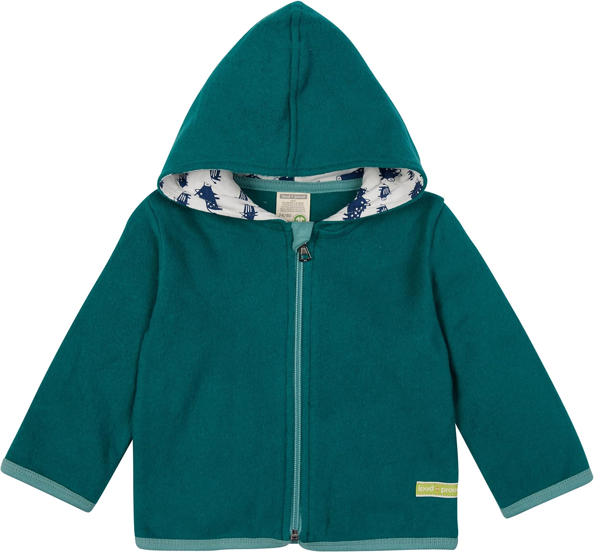 Unisex Kids Jacke Fleece, Gots Zertifiziert Fleece Jacket