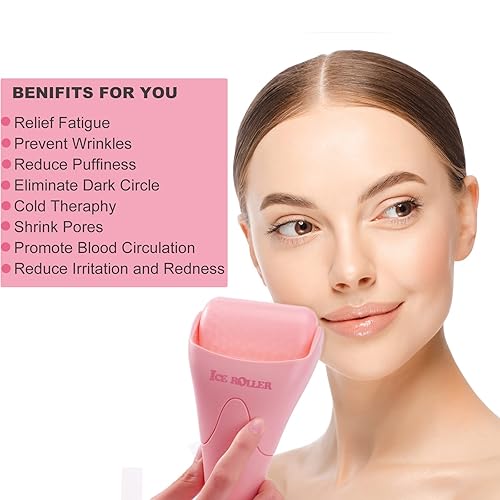 Miniatura 2 de Wonderwin Rodillo de hielo y tabla Gua Sha, rodillo de cuidado facial de la piel, masajeador muscular relajante para aliviar las arrugas,