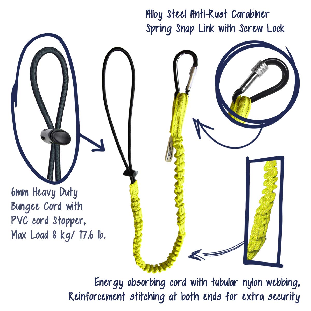 Tools & Home Improvement Fall Protection and Safety Tough Tether Tool