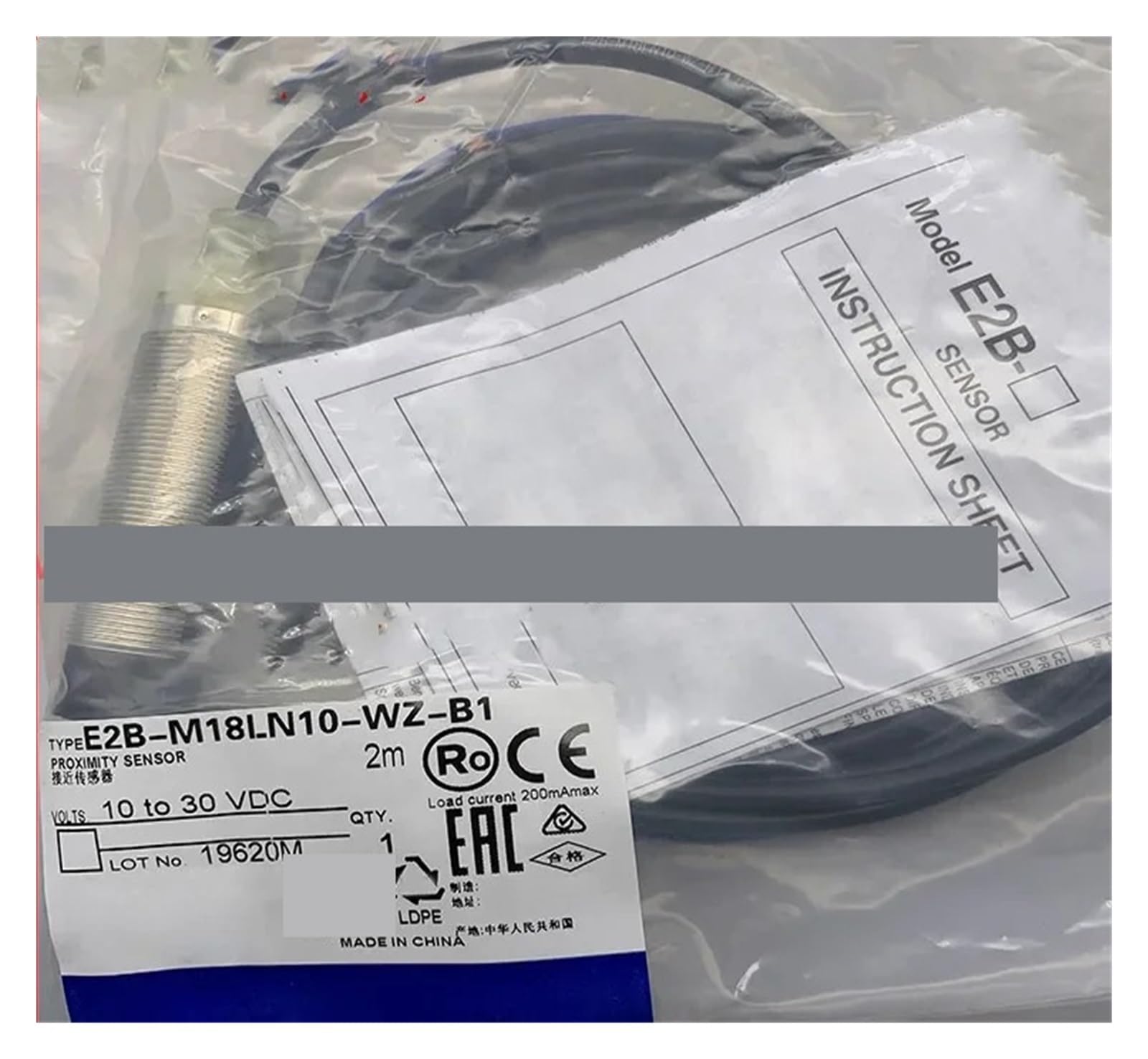 XDDQWSWA 3pcs Proximity switch E2B-M18LN16-WZ-B1 E2B-M18LN16-WZ-C1 E2B-M18LN16-WZ-C2(E2B-M18LN16-WZ-C1)