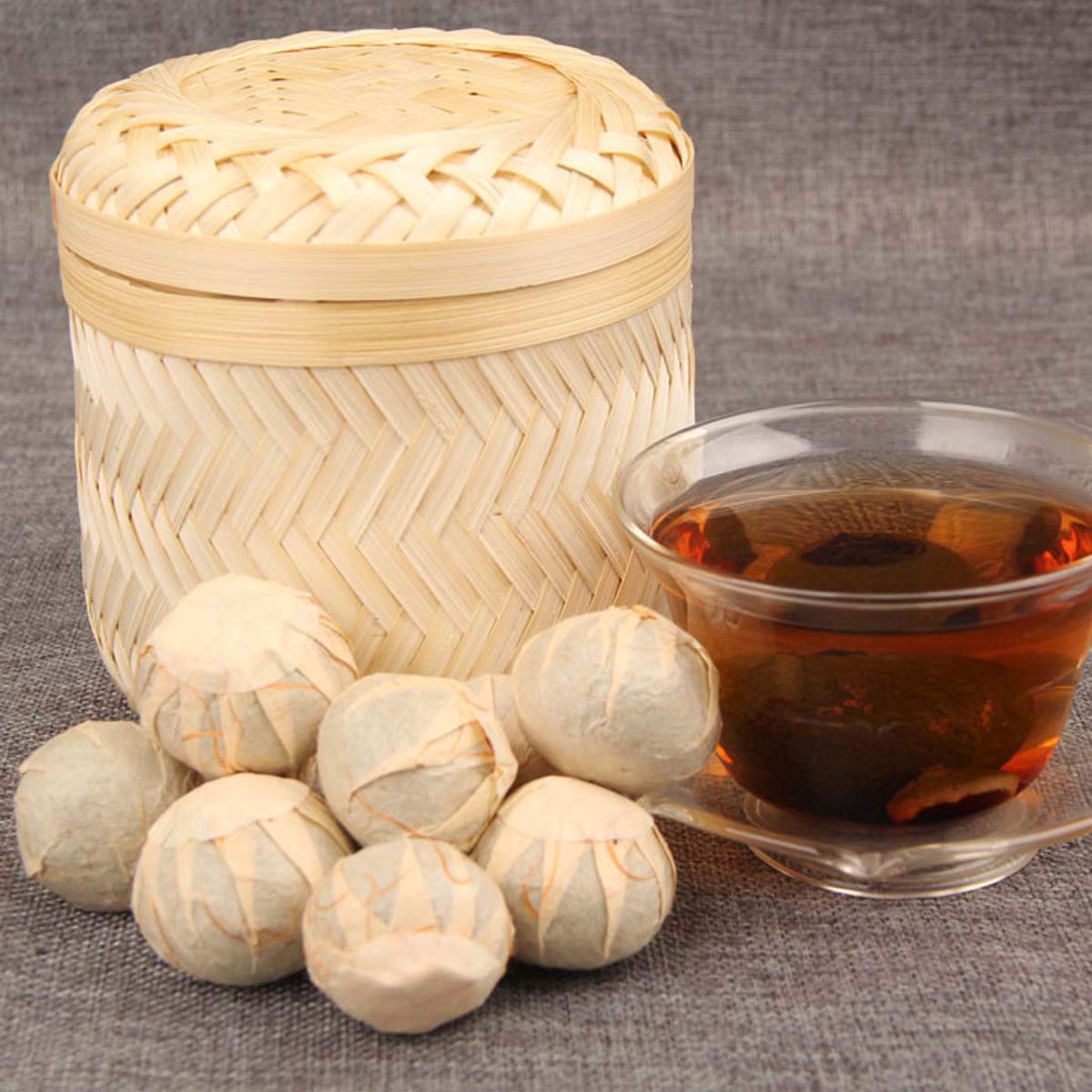 Orange Peel Puerh Tee Reifer Puerh Tee Kleine Grüne Mandarine Shu Cha Fass 250g