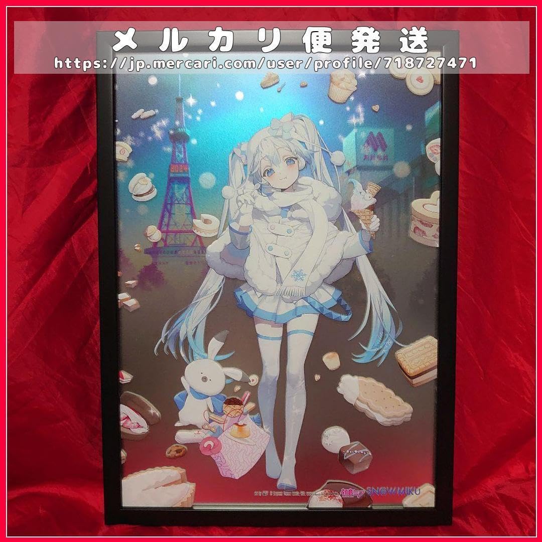 キャラパブ 初音ミク SNOW MIKU 2022 B4パブミラー 白雪とわ キャラパブ | SNOW MIKU 2022 | B4パブミラー 初音ミク デザイン