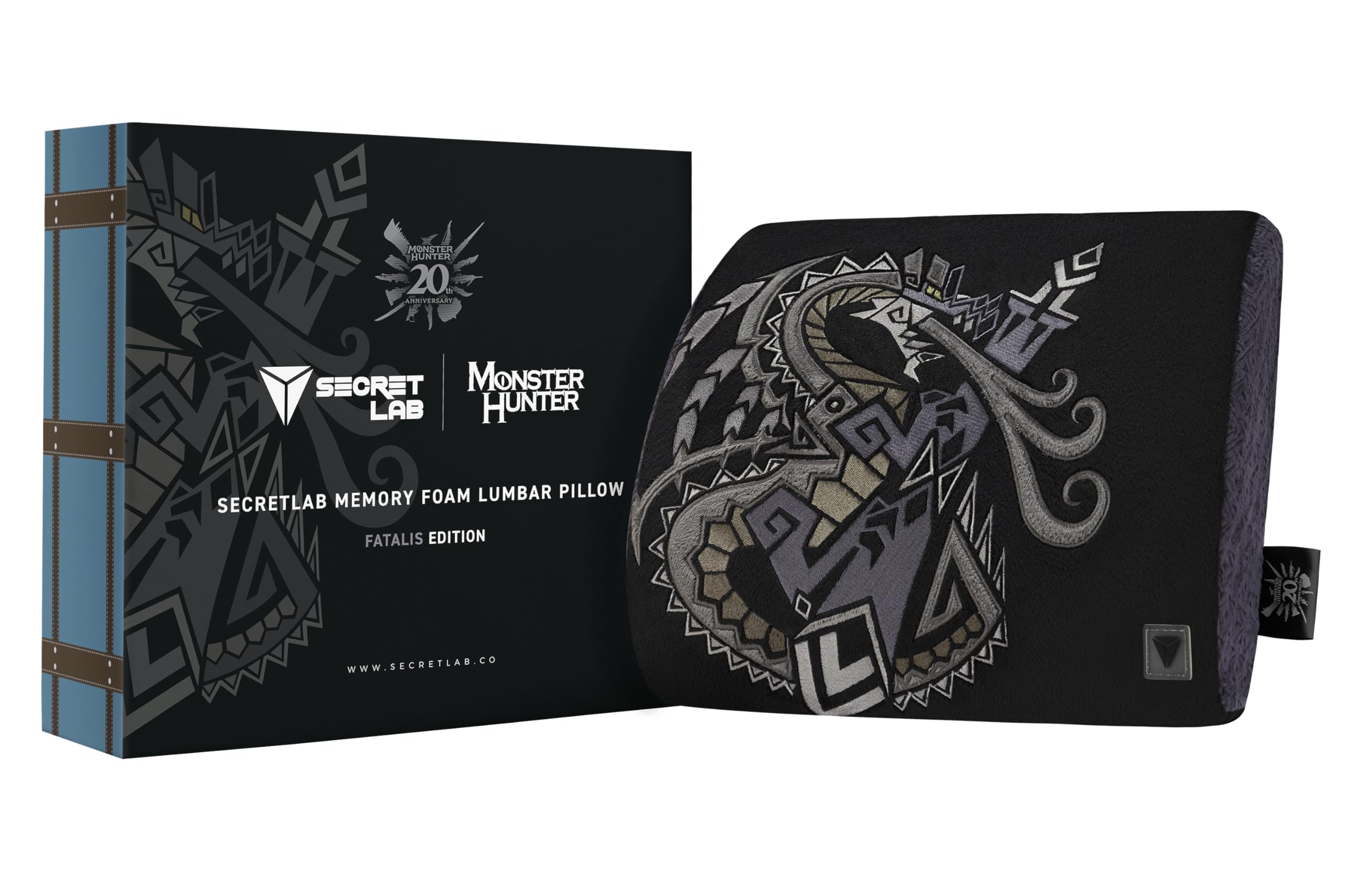 Amazon｜Secretlab OMEGA Memory Lumbar Pillow Monster Hunter 20th