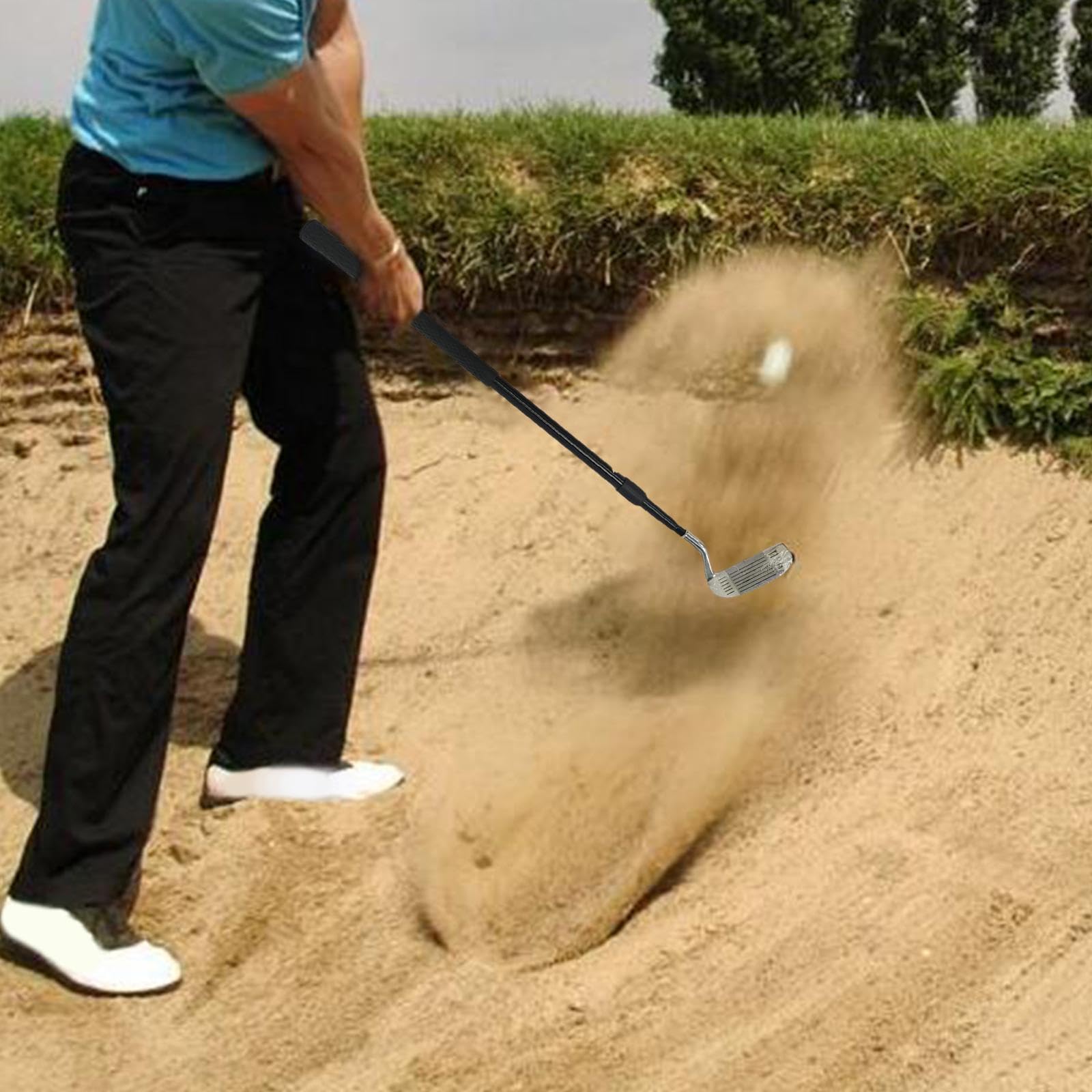 Golf Chipper Black Golf Chipping Practice Club pour Unisexe Femmes Hommes Enfants