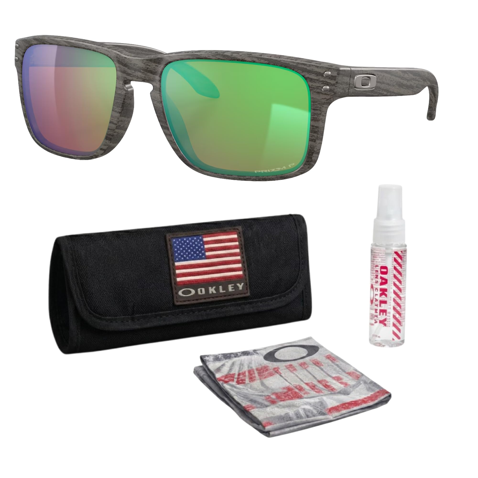 Oakley HOLBROOK WOODGRAIN COLLECTION OO9102 Sunglasses With Official Kit