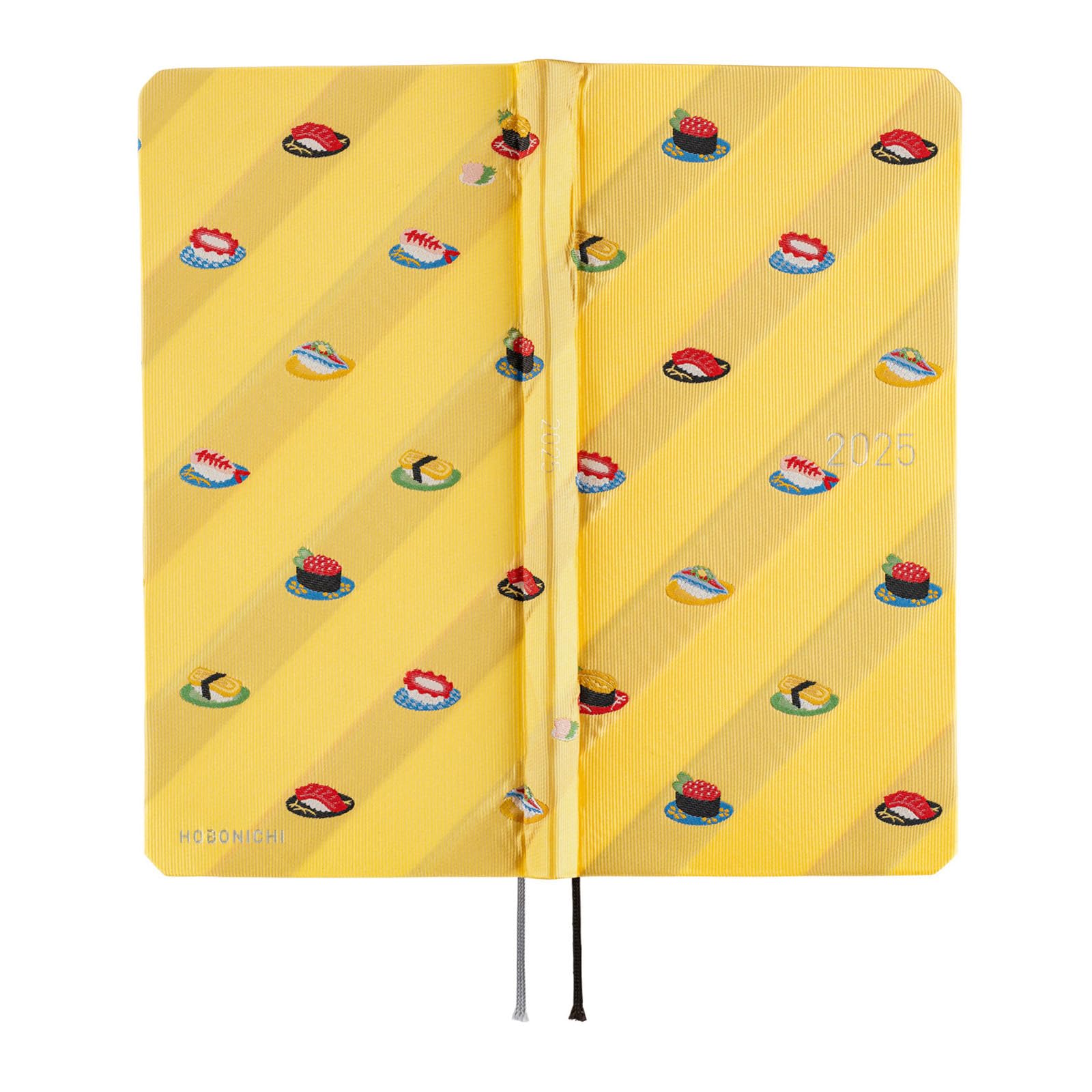 ほぼ日 Hobonichi Techo 2025 Semanas MEGA [Inglés/Tamaño Alto y Delgado/Inicio de Enero/Agenda] Lazo y Corbata: Sushi