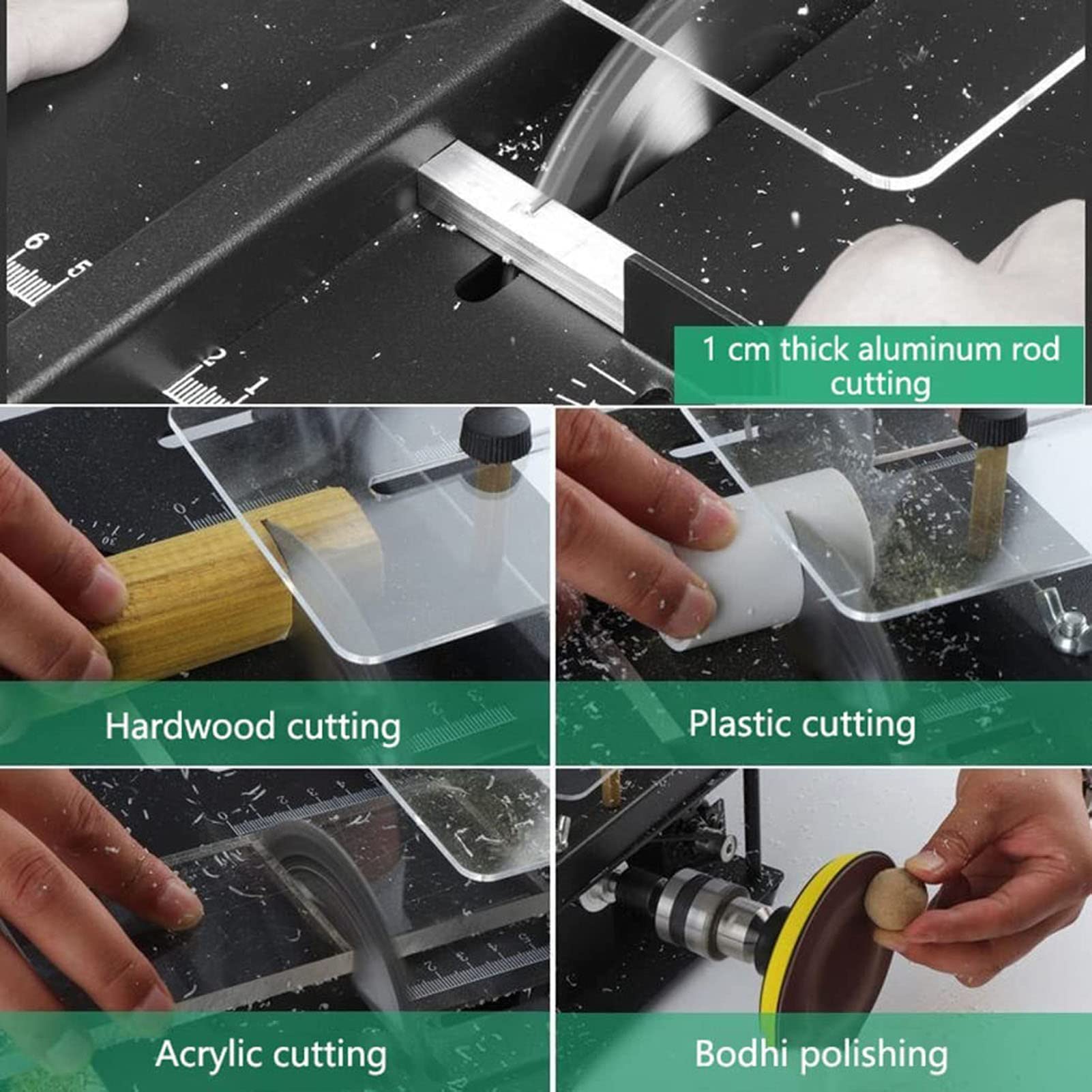 Wielofunkcyjna Mini -stołowa Piła, Przenośne Precyzyjne Piły Stołowe, Przenośne Małe Piły Stołowe Do Drewnianego Plastikowego Cięcia Akrylowego, Diy Narzędzie Do Cięcia Drewna Polerowania