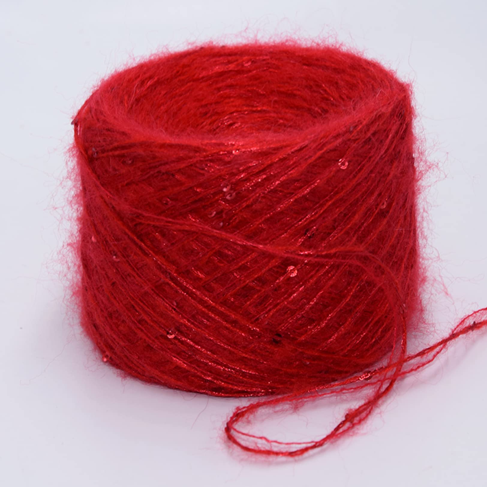 300 g/partia cekinowa nić mieszanka wełny przędza jedwabna na drutach szydełkowanie robótki ręczne i szydełkowanie niemowlę cekinowa linia(Color 15)