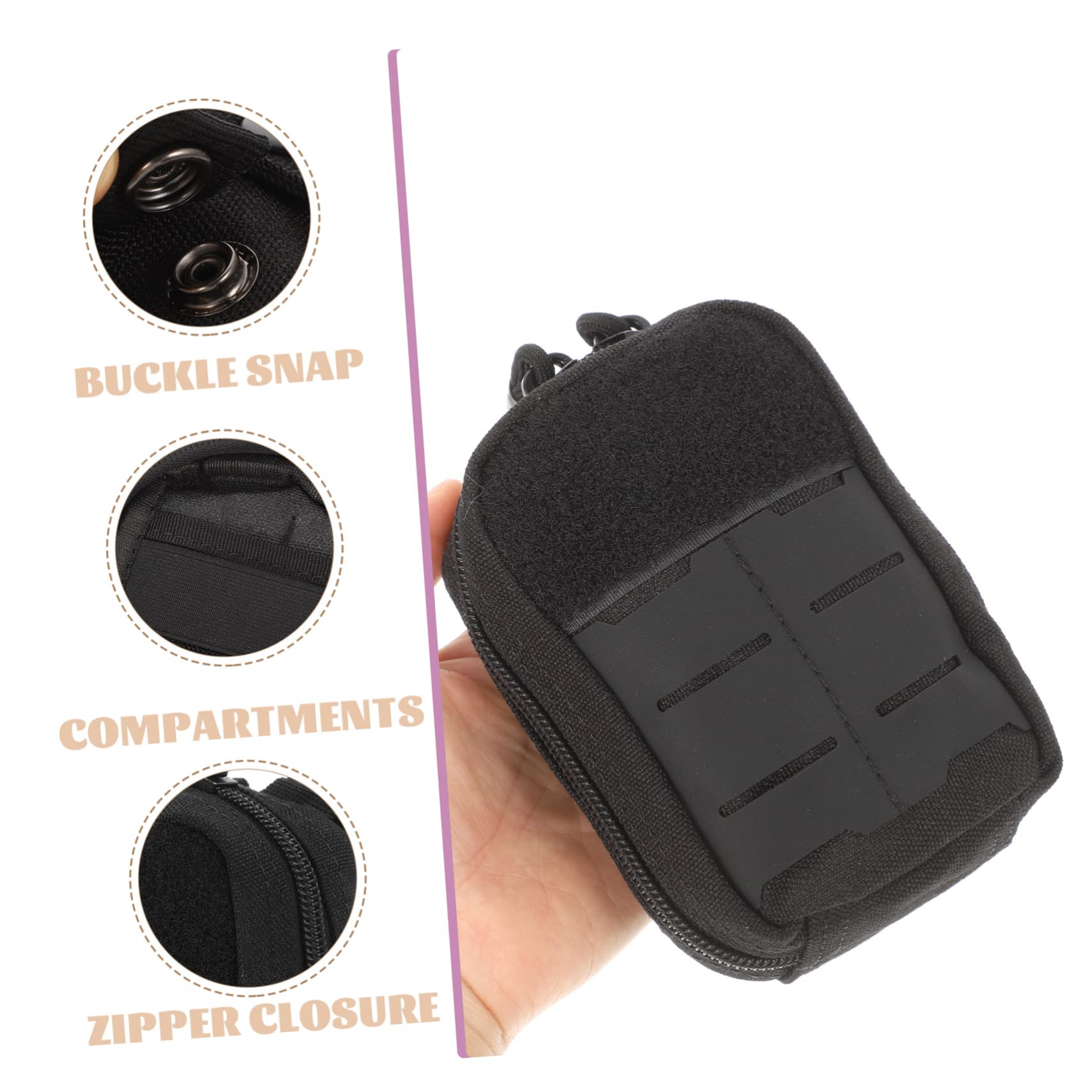 BESPORTBLE 3pezzi Pouch Di Pronto Soccorso Multifunzionale Con Tasche Multiple Per Escursionismo Borsa Medica Da Viaggio Resistente Per Attività All Aperto e Uso Quotidiano