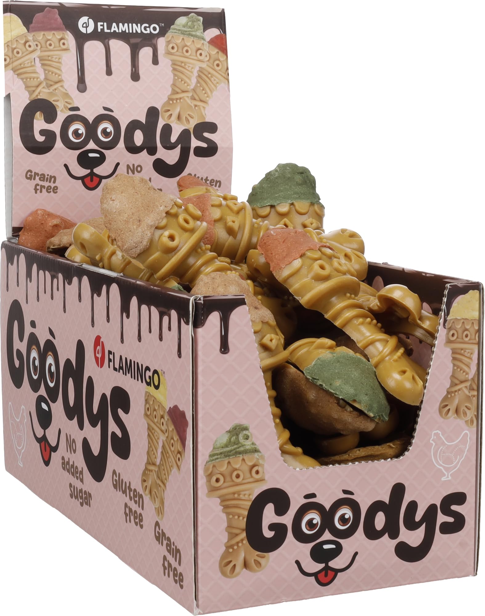Snacks para Perros - Goodys - Cono Helado - Pollo - 1,26 kg - sin Gluten - sin Cereales