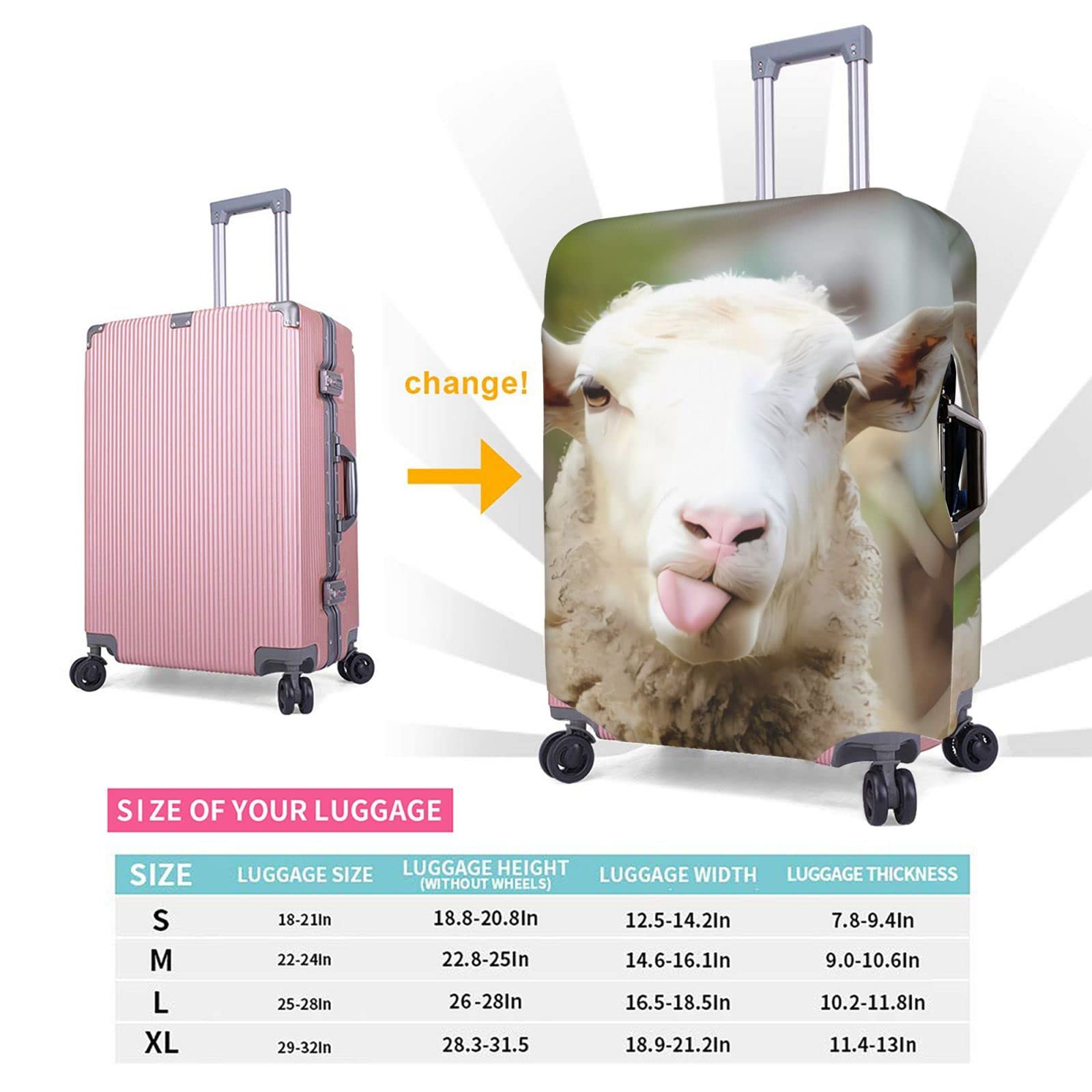 XL - Housse De Protection Pour Bagages De Voyage, Accessoire De Voyage