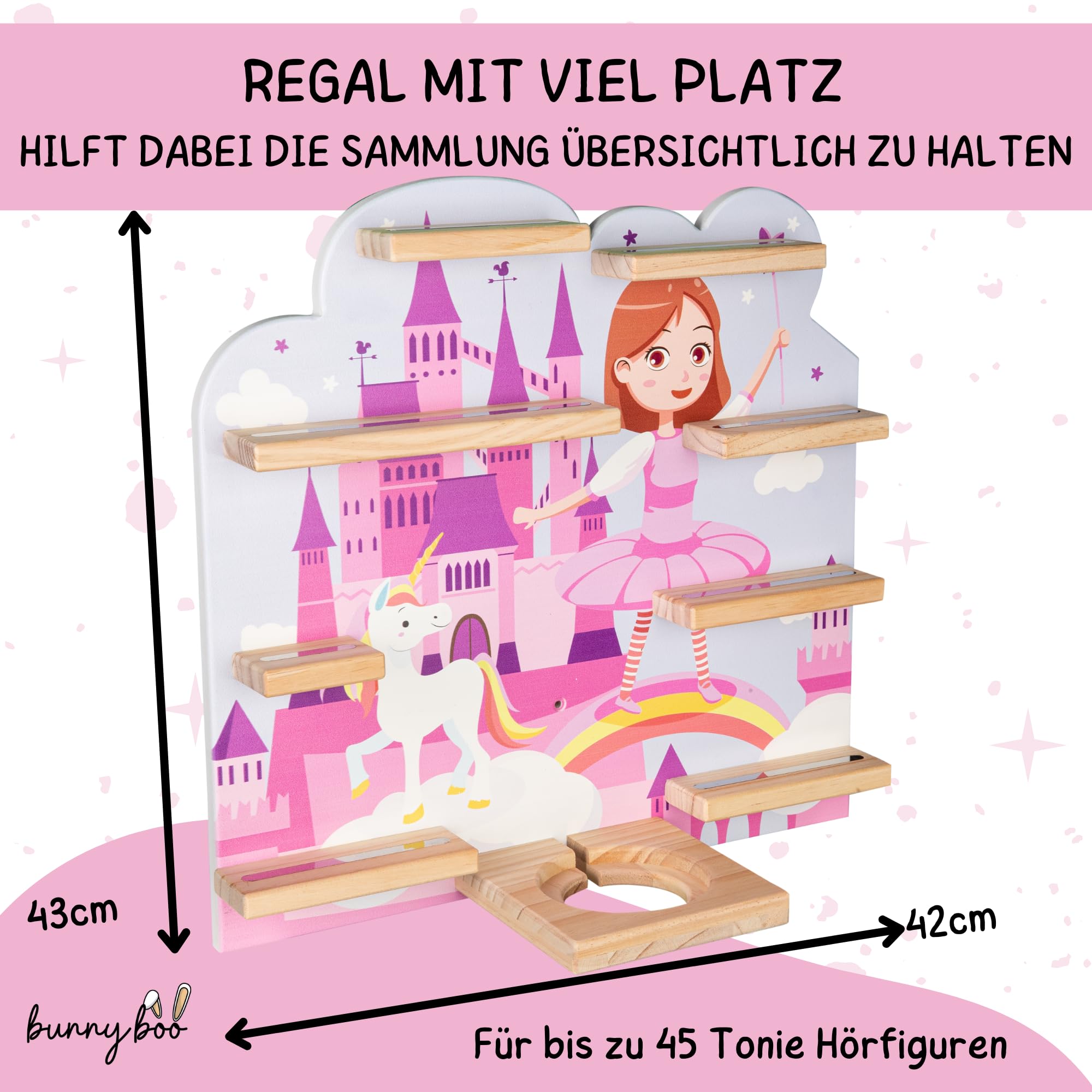 Bunnyboo Toniebox Regal - Für Toniebox Und Figuren Produktbild-Vorschau 6