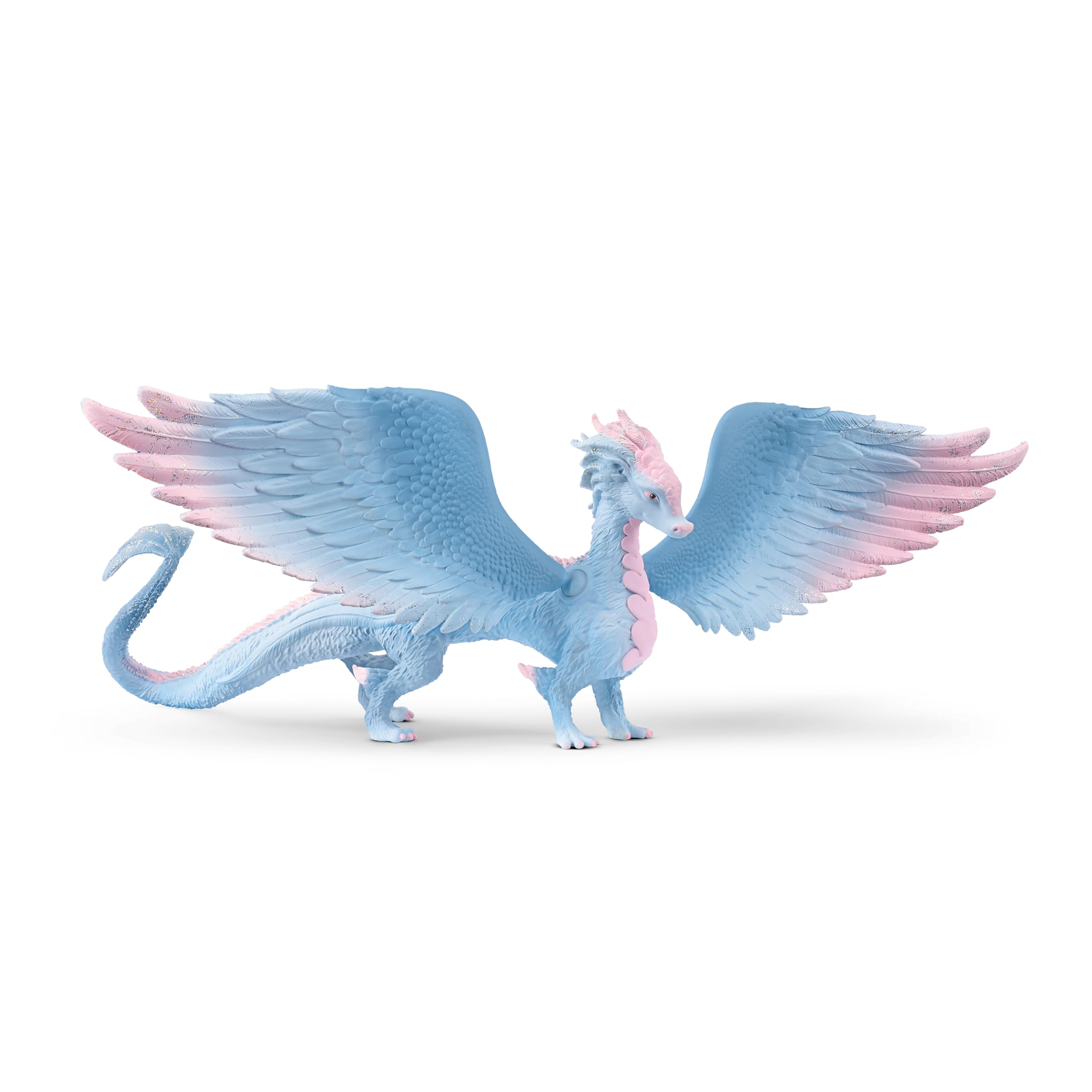 Schleich Bayala - Large, 13" Crystal Dragon Toy. Pretty, Movable Wing Fantasy Action Figure for Girls and Boys. Fun, Imaginative Play Fairy Figurine, Cute Mystical Toys for Kids Ages 5+, 70833