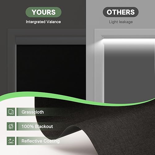 Miniatura 2 de Persianas enrollables motorizadas inteligentes mejoradas con cenefa integrada para ventanas, persianas eléctricas compatibles con Alexa y Google