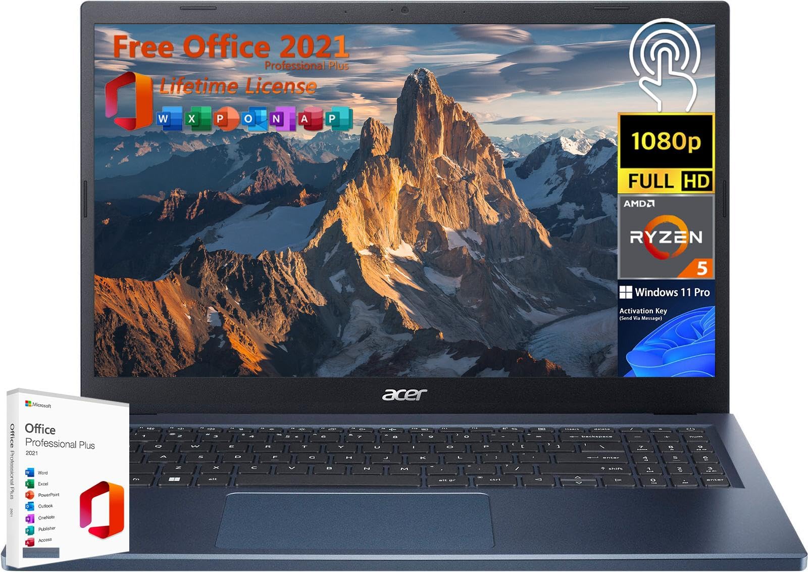 Amazon.com: acer Aspire 3 Touchscreen Laptop - with Microsoft 