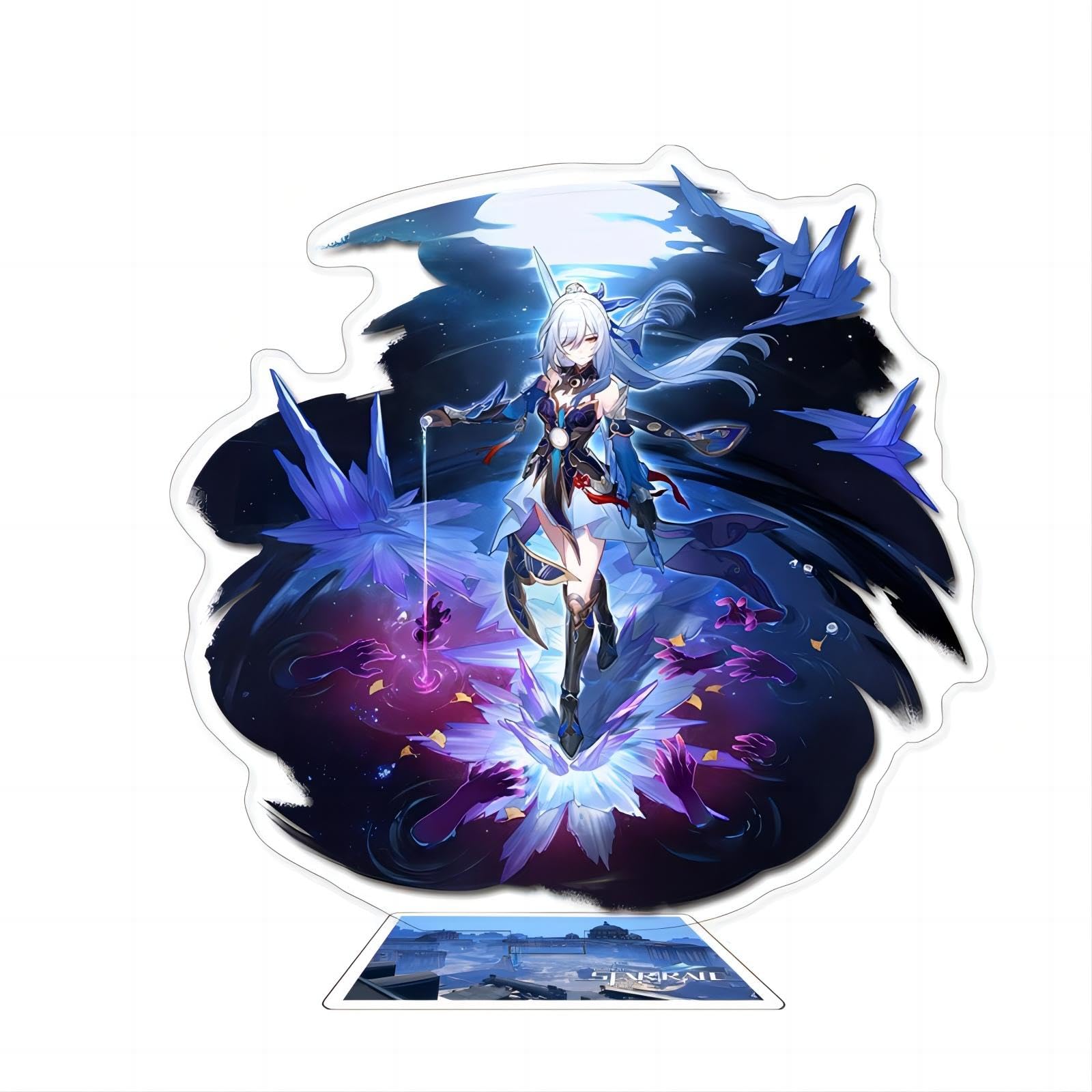 Honkai Star Rail Acrylic Character Stand, 5.9-inch Clear, Fade-Resistant, Waterproof and Scratch-Resistant with 0.16-inch Thickness
