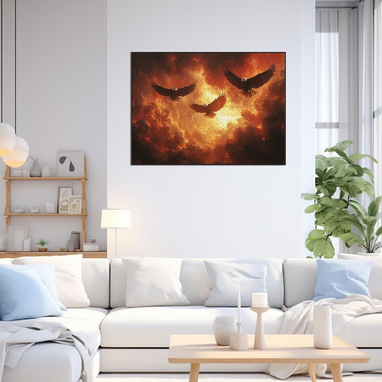 Puzzle 6000 Pezzi L'aquila Puzzle Classici per Gioco Familiare, n-408 | Impossibile Puzzles, Intrattenimento Creativo, Rilassamento Intelligence, Regalo per Amore e Amico, Home Decor, Sole calante
