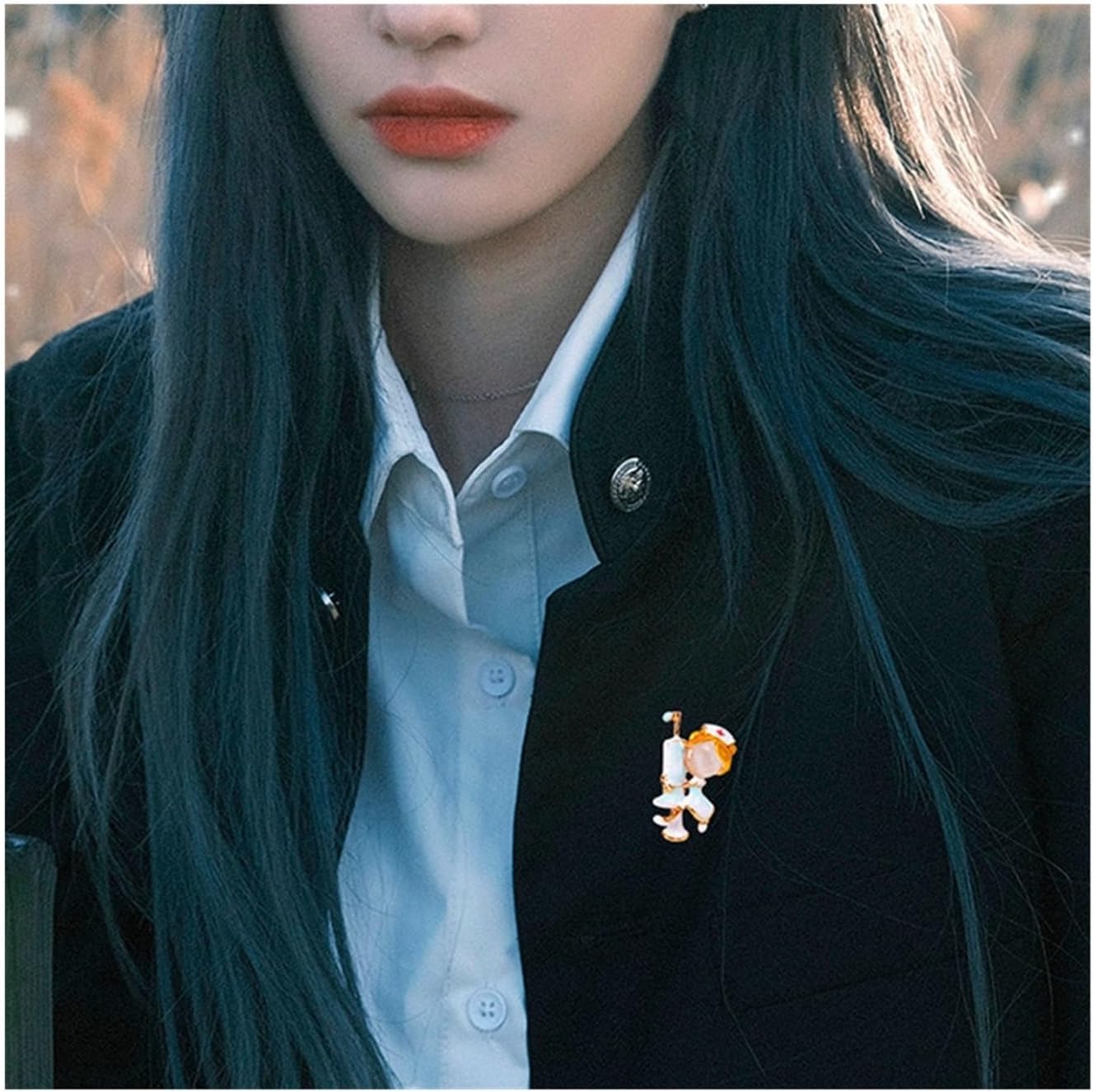 Brooch Brooch Lovely Girl Doctor Hospital Medical Stethoscope Badge Lapel Pins Brooches Jewelry Accessory Brooch pins,1