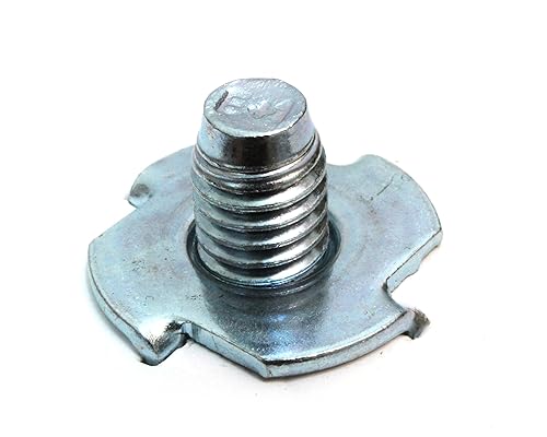 Miniatura 9 de Bolt Dropper Tuercas en T - Tuerca de 4 puntas de acero inoxidable - Inserto de rosca resistente de 38 pulgadas - 16 para madera - Perfecto para