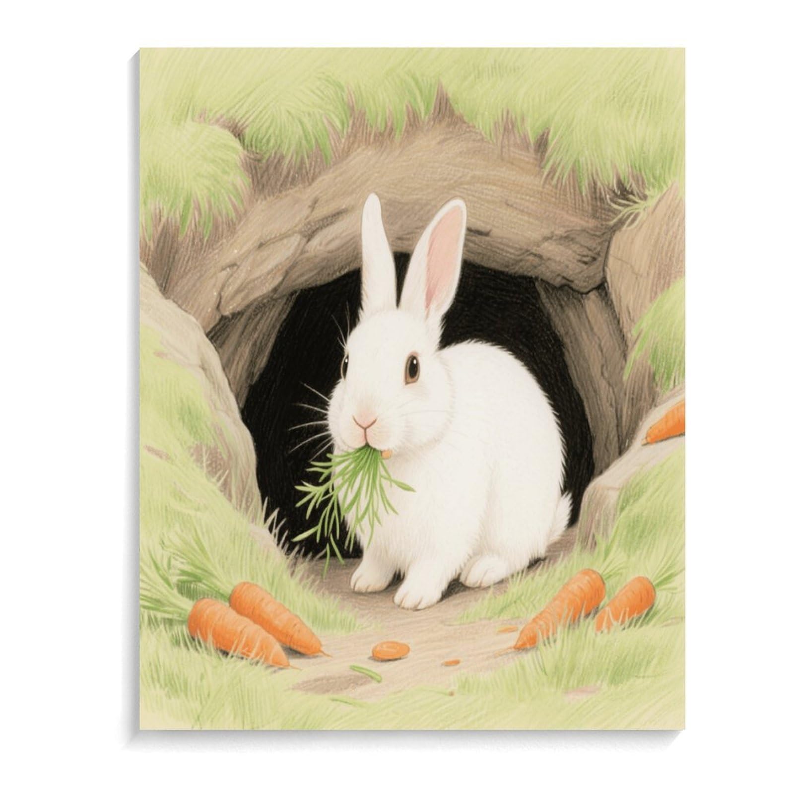 KOAYUBFC Malen-nach-Zahlen-Set für Erwachsene, Anfänger, Erwachsene, Malen nach Zahlen, Kits auf Leinwand, DIY-Acryl-Ölfarben, Malerei mit Pinseln für Geschenk, Heimdekoration, Wanddekoration
