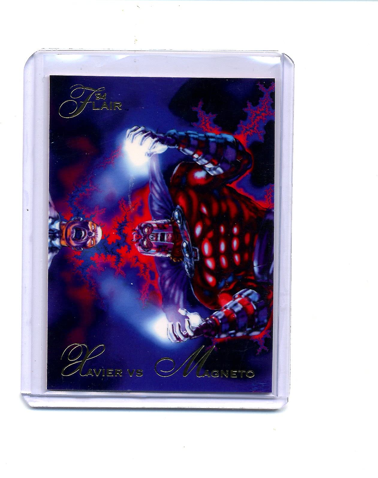 Fleer Flair 94 Marvel Annual Trading Card #121 Xavier Vs Magneto